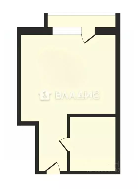 Студия Московская область, Балашиха ул. Безымянная, 16 (22.0 м) - Фото 1