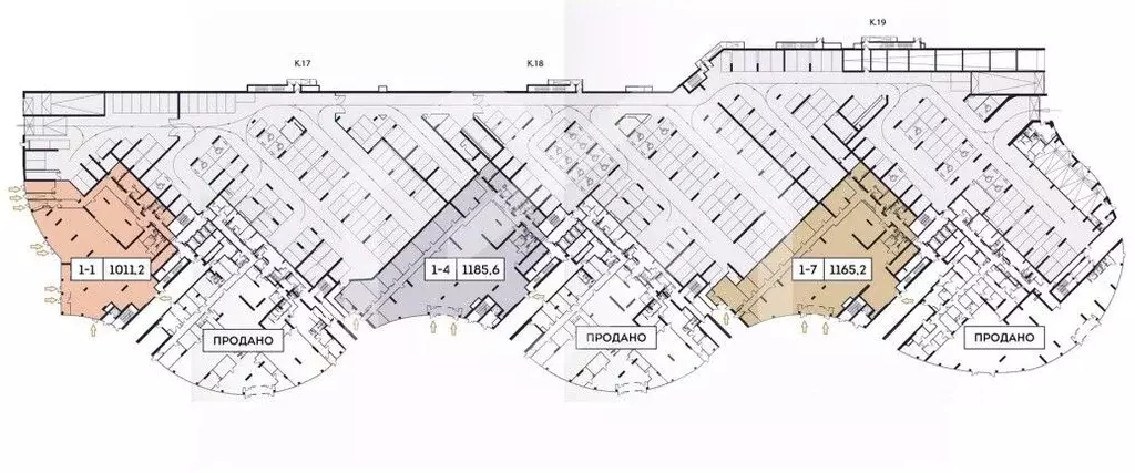 Торговая площадь в Москва Фестивальная ул., 29 (1186 м) - Фото 1