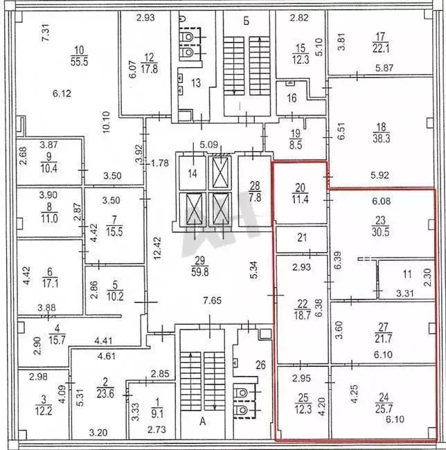 Офис в Москва Люсиновская ул., 36С1 (148 м) - Фото 1