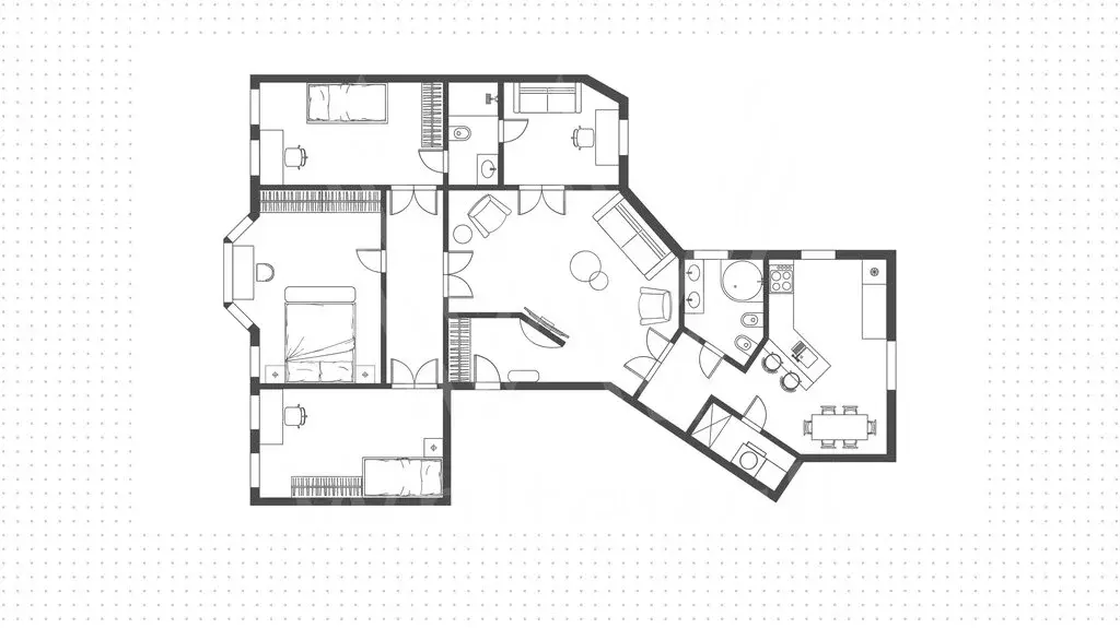 5-комнатная квартира: Москва, улица Жуковского, 5 (190 м) - Фото 1