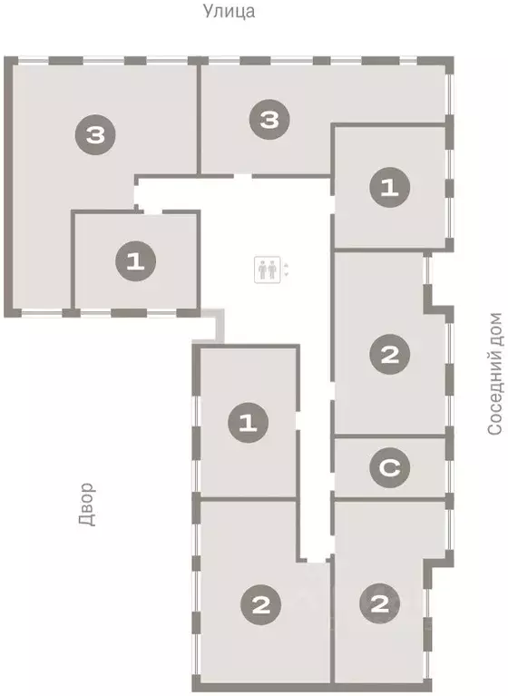 2-к кв. Омская область, Омск  (65.46 м) - Фото 2