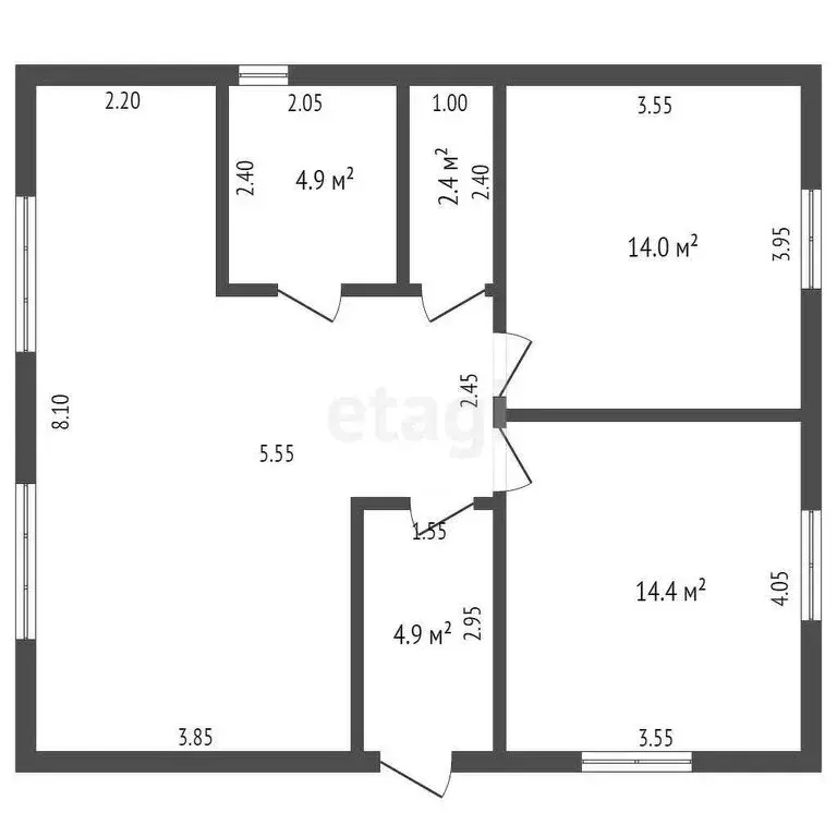 Дом в Севастополь, садоводческое товарищество Мрия (75 м) - Фото 1