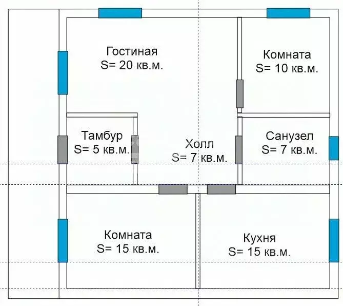 Дом в Пензенская область, с. Бессоновка ул. Компрессорная, 78 (81 м) - Фото 1