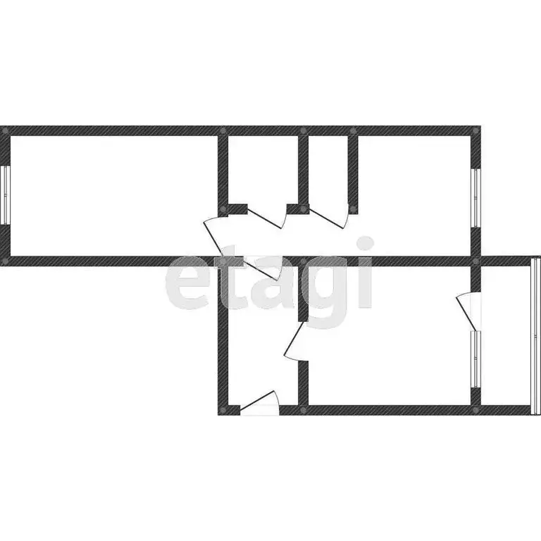 2-комнатная квартира: Миасс, проспект Макеева, 75 (57.5 м) - Фото 1