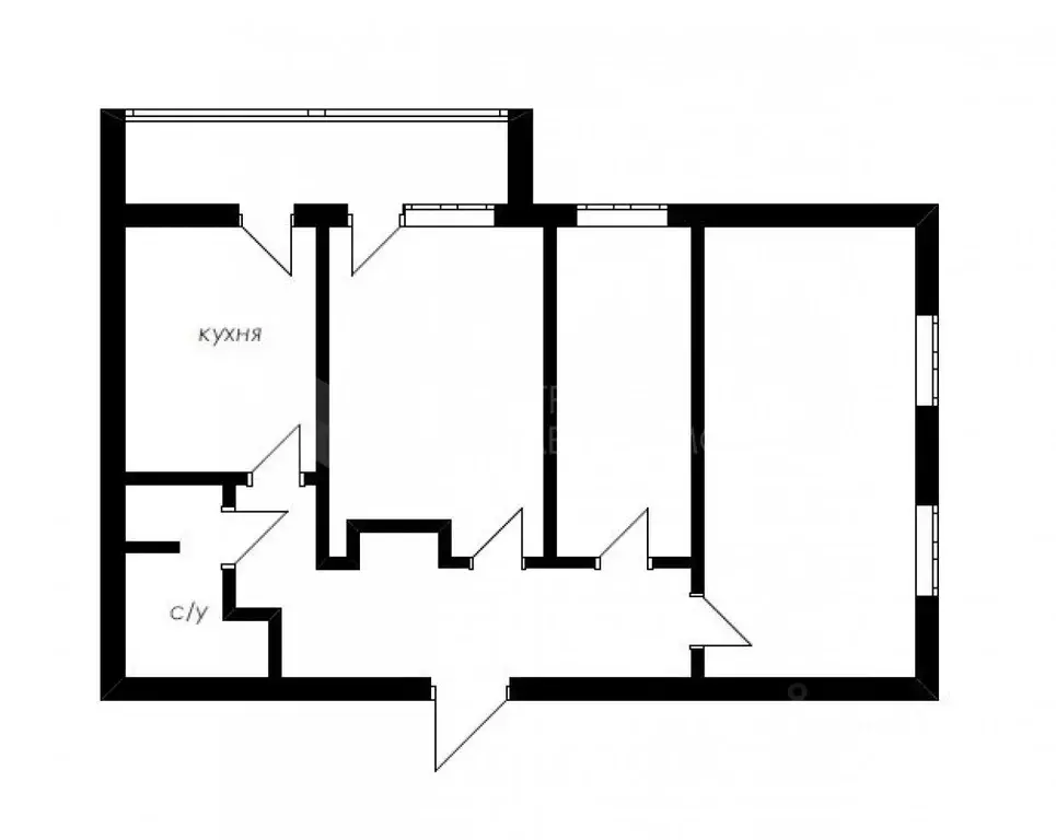 3-к кв. Томская область, Томск ул. Кулева, 3 (73.0 м) - Фото 1