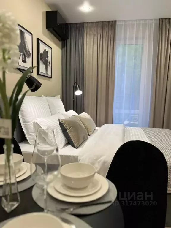 Студия Краснодарский край, Сочи ул. Искры, 88к3 (25.4 м) - Фото 1