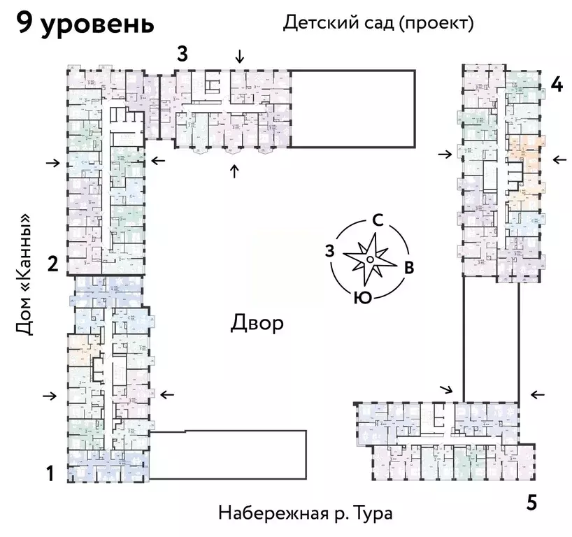 4-к кв. Тюменская область, Тюмень Европейский Берег 2.0 жилой комплекс ... - Фото 1