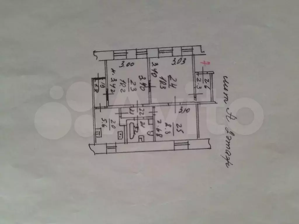 4-к. квартира, 46 м, 2/3 эт. - Фото 0