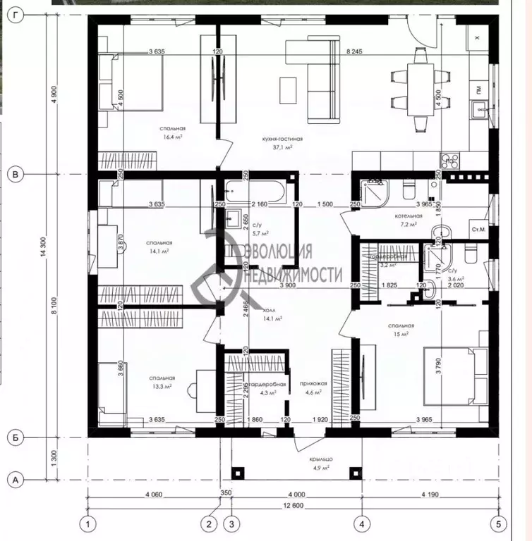 Коттедж в Московская область, Истра муниципальный округ, д. Ядромино  ... - Фото 2