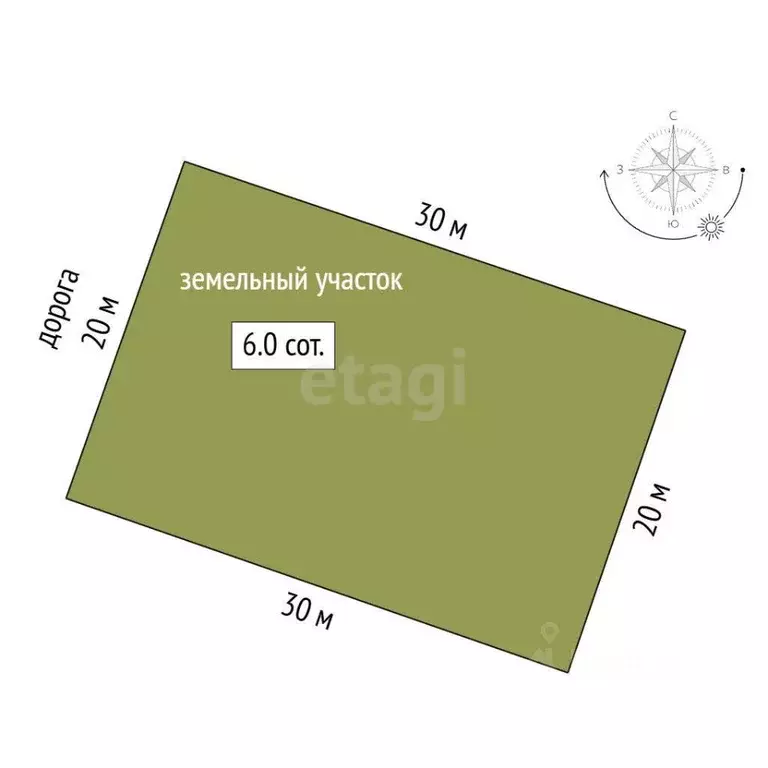 Участок в Ямало-Ненецкий АО, Новый Уренгой ул. Брусничная, 1 (6.0 ... - Фото 2