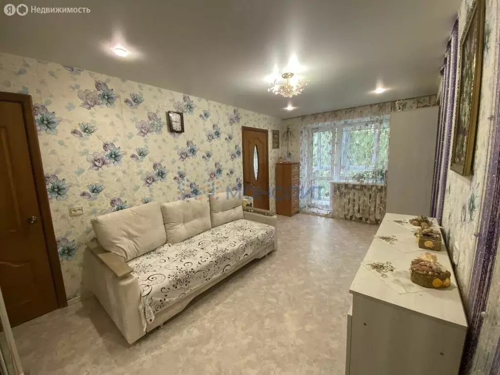 2-комнатная квартира: Нижний Новгород, улица Сазанова, 8 (41.8 м) - Фото 1