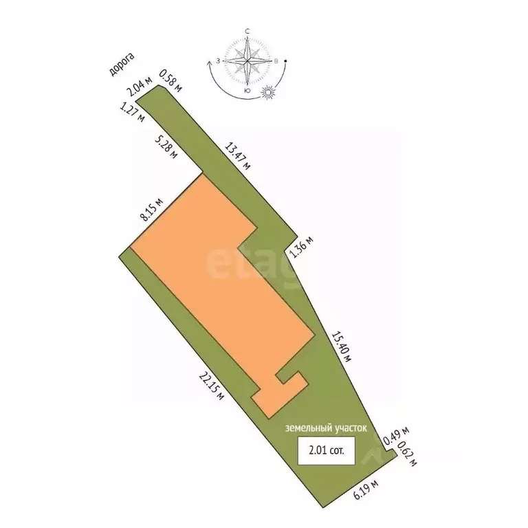 Дом в Ростовская область, Ростов-на-Дону Сельмаш мкр, ул. ... - Фото 2