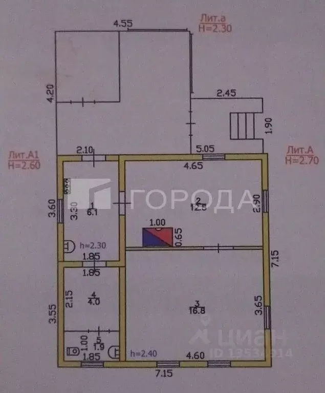Дом в Алтайский край, Бийск Байкальский пер., 25А (42 м) - Фото 2