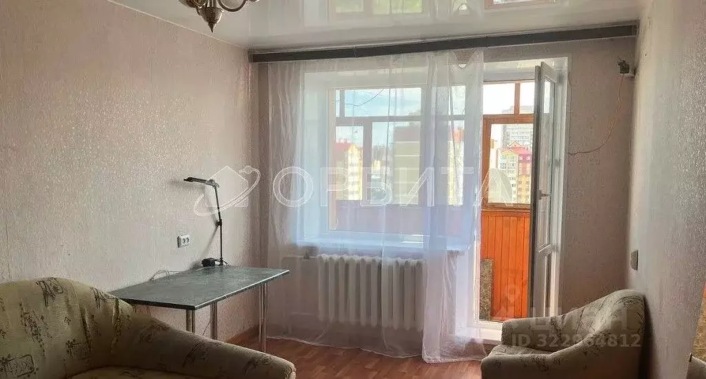 1-к кв. Тюменская область, Тюмень ул. Домостроителей, 14 (33.3 м) - Фото 2