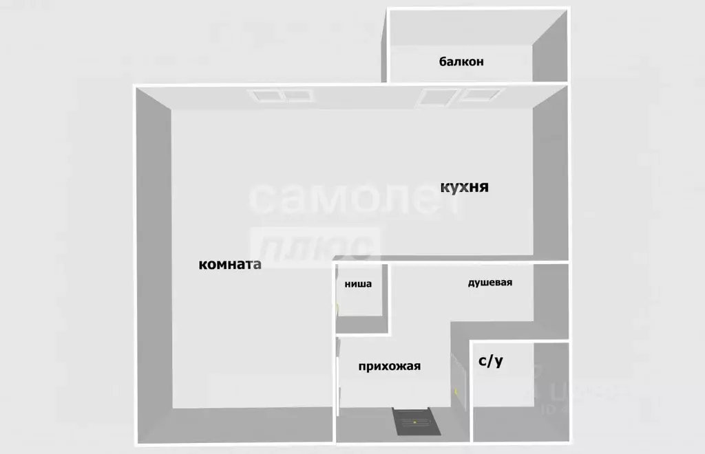 Студия Приморский край, Владивосток ул. Адмирала Юмашева, 24А (24.3 м) - Фото 2