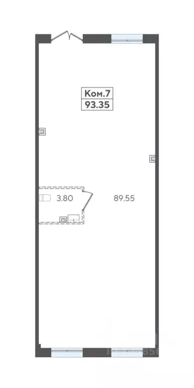 Помещение свободного назначения в Татарстан, Казань Старая ул., 9 (93 ... - Фото 1