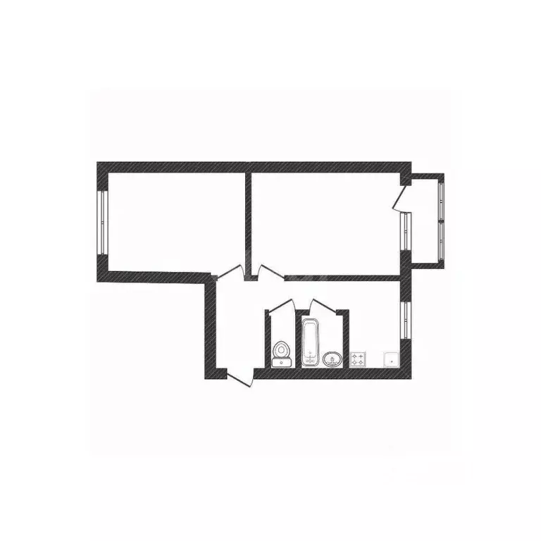 2-к кв. Костромская область, Кострома Юбилейный мкр, 13 (49.7 м) - Фото 1