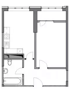 1-к кв. Чеченская республика, Шали Шалинский район, Ахмат жилой ... - Фото 1
