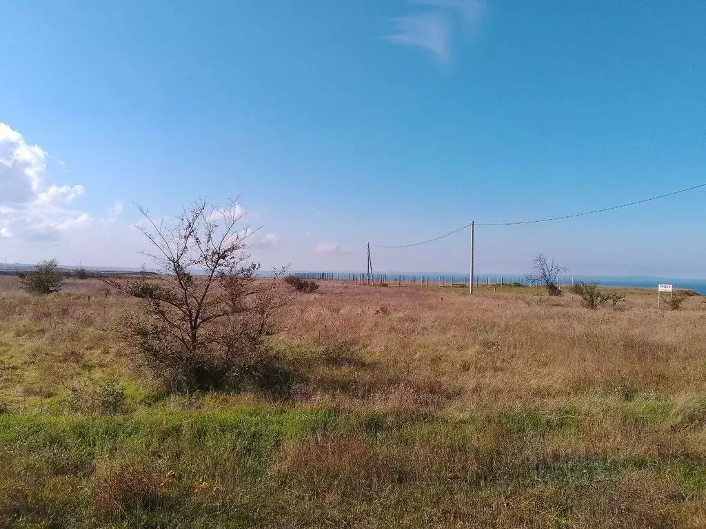 Участок в Крым, Ленинский район, Белинское с/пос, с. Новоотрадное пер. ... - Фото 1