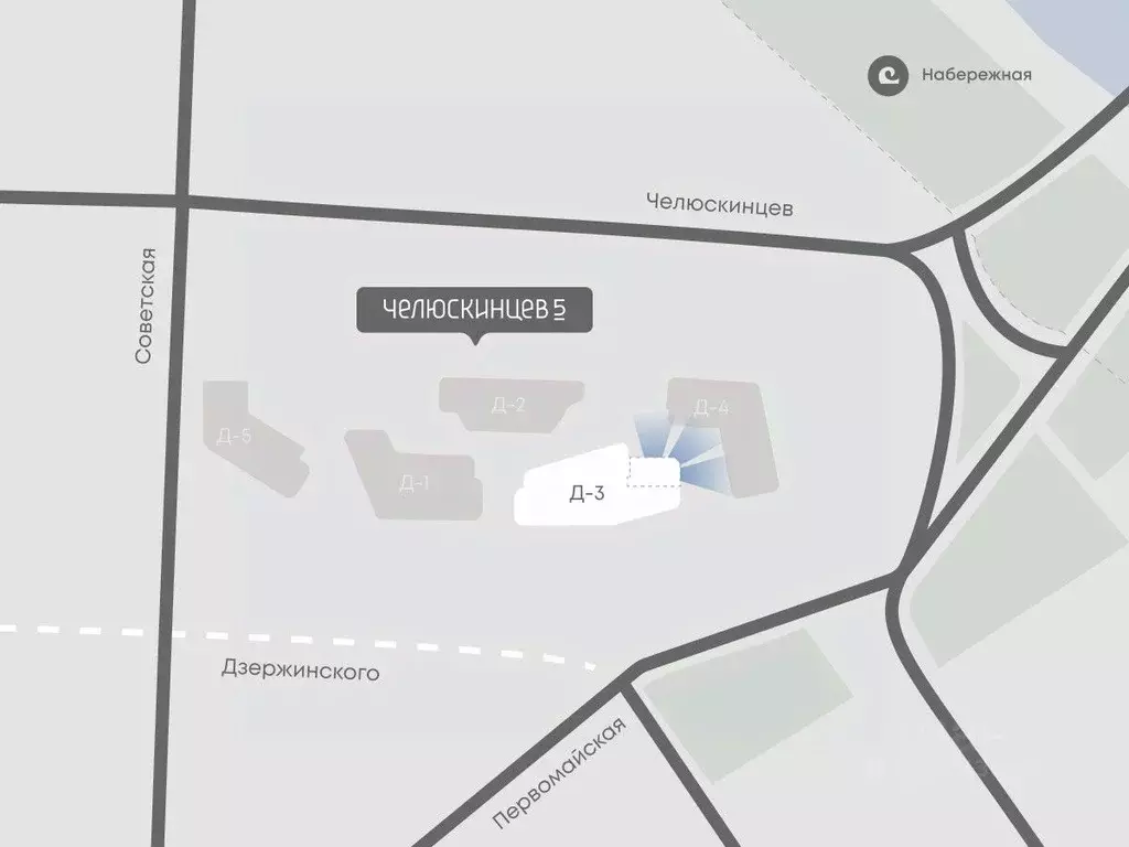 2-к кв. Тюменская область, Тюмень Челюскинцев 5 жилой комплекс (72.0 ... - Фото 2