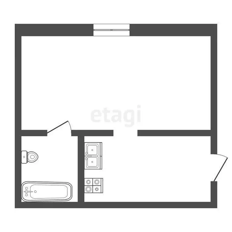 Комната, 0 м - Фото 1