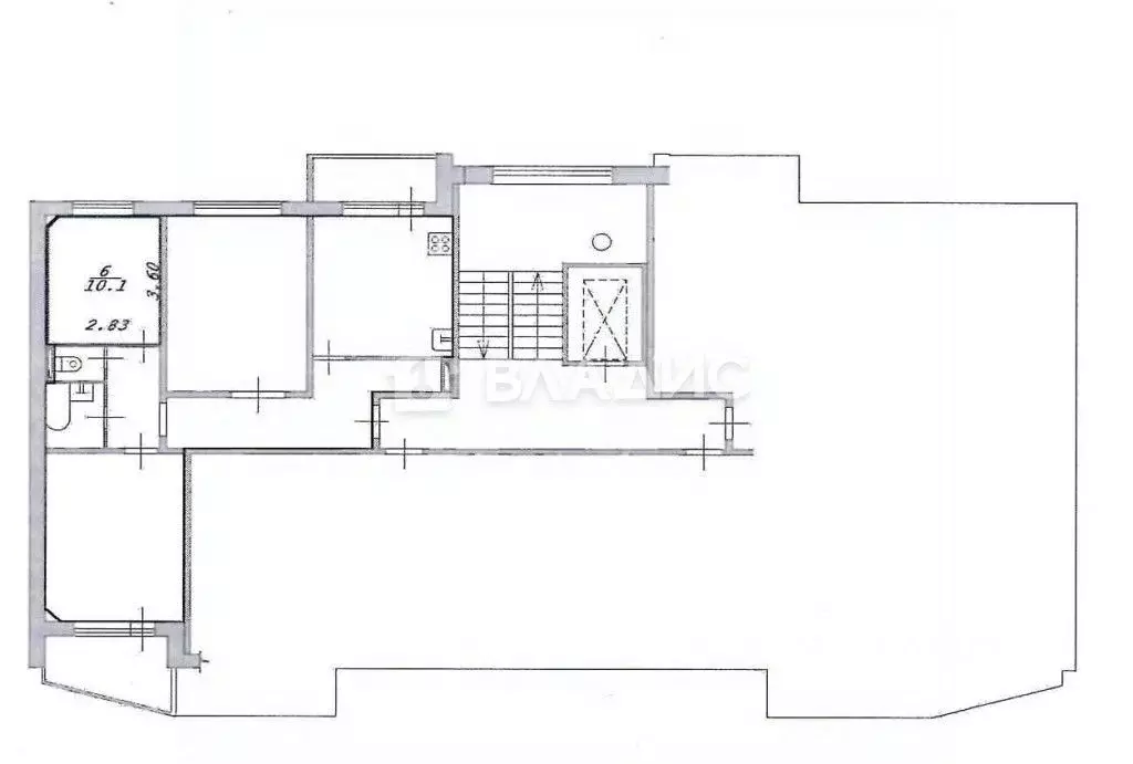 комната новосибирская область, новосибирск ул. связистов, 15 (10.1 м) - Фото 1