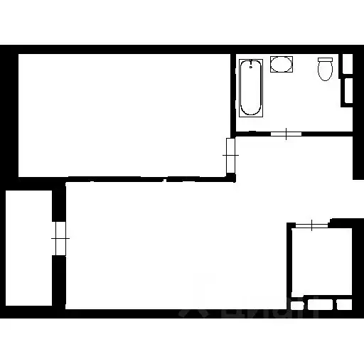 2-к кв. Москва Кронштадтский бул., 6к4 (47.0 м) - Фото 1