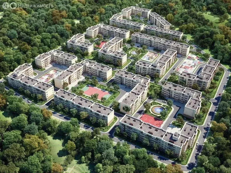 1-комнатная квартира: деревня Исаково, Рябиновая улица, 13 (35.3 м) - Фото 1