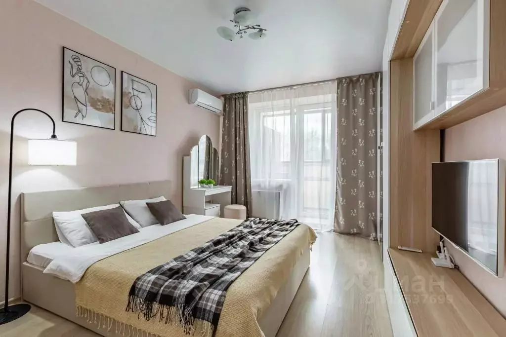 1-к кв. Татарстан, Казань ул. Аметьевская магистраль, 6 (34.0 м) - Фото 1