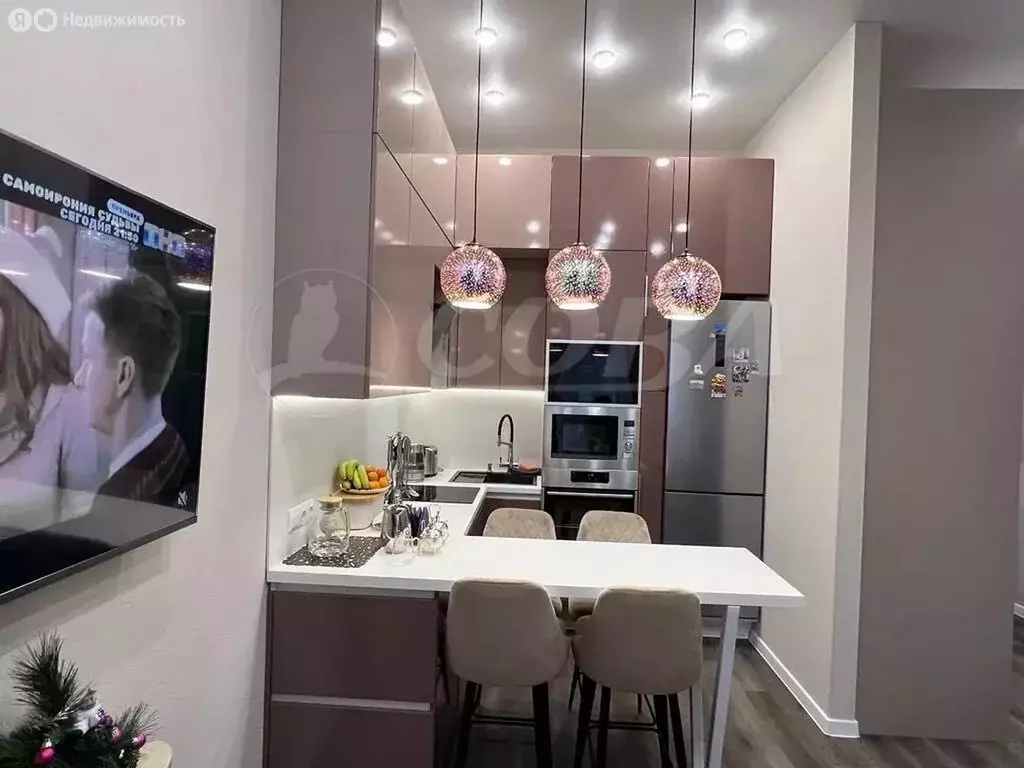 1-комнатная квартира: Тюмень, микрорайон Зарека, улица Лермонтова, 6 ... - Фото 2