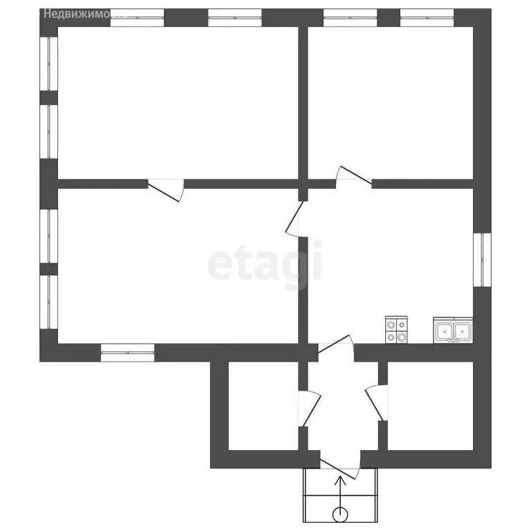 Дом в Тобольск, 1-й Береговой переулок (43.2 м) - Фото 2
