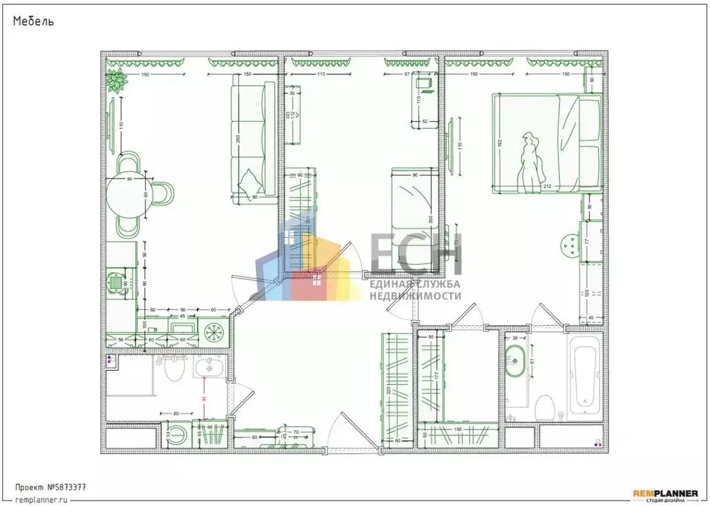 2-к кв. Москва Шелепихинская наб., 34к4 (70.0 м) - Фото 2