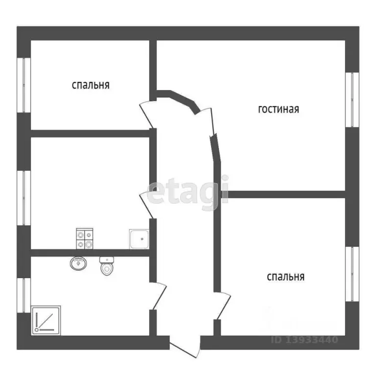 Дом в Тюменская область, Тюменский муниципальный округ, с. Чикча ул. ... - Фото 2