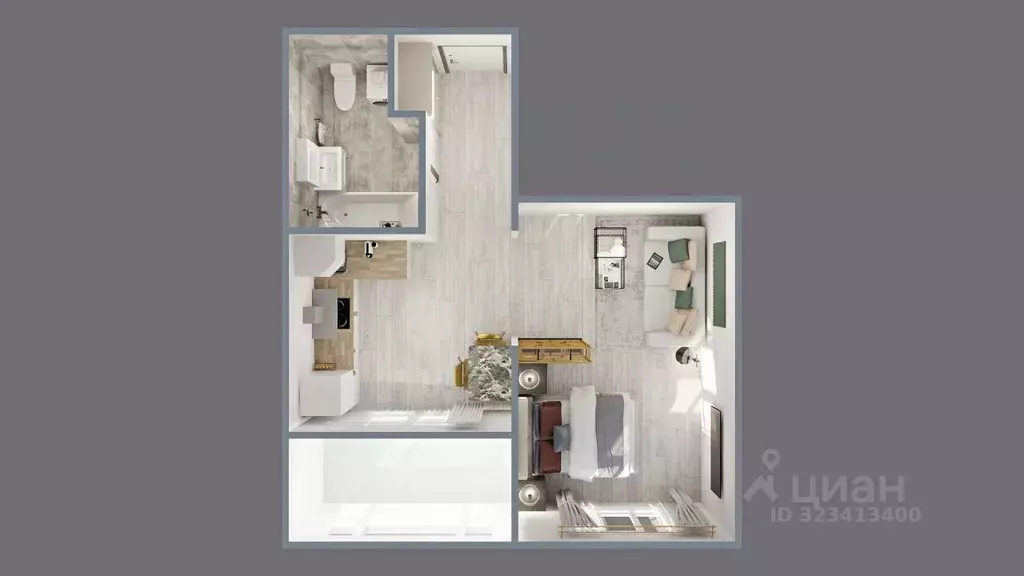 1-к кв. Новосибирская область, Новосибирск Самоцветы жилой комплекс ... - Фото 1