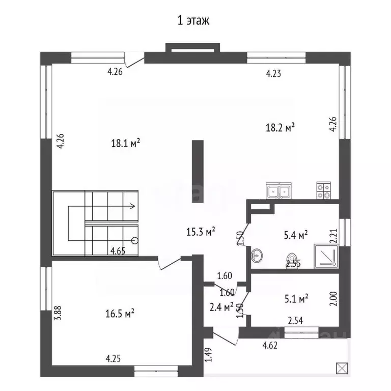 Дом в Ростовская область, Аксайский район, Старочеркасская ст-ца, ... - Фото 2