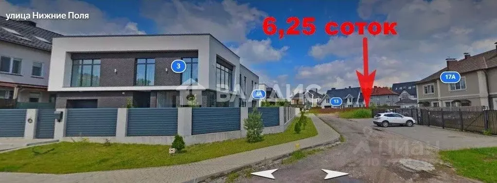 Участок в Калининградская область, Калининград ул. Нижние Поля (6.25 ... - Фото 1