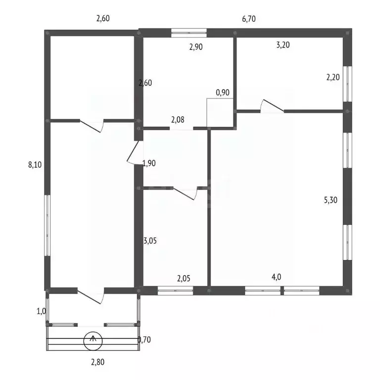 Дом в Амурская область, Белогорский муниципальный округ, с. Васильевка ... - Фото 2