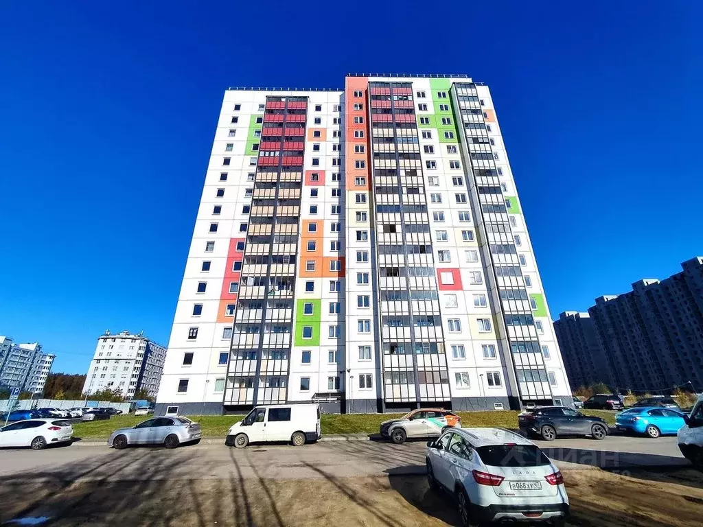 1-к кв. Ленинградская область, Всеволожск ул. Севастопольская, 1 (39.4 ... - Фото 1