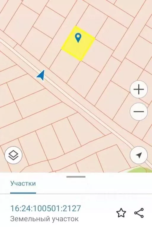 Участок в Татарстан, Лаишевский район, с. Среднее Девятово, ... - Фото 1