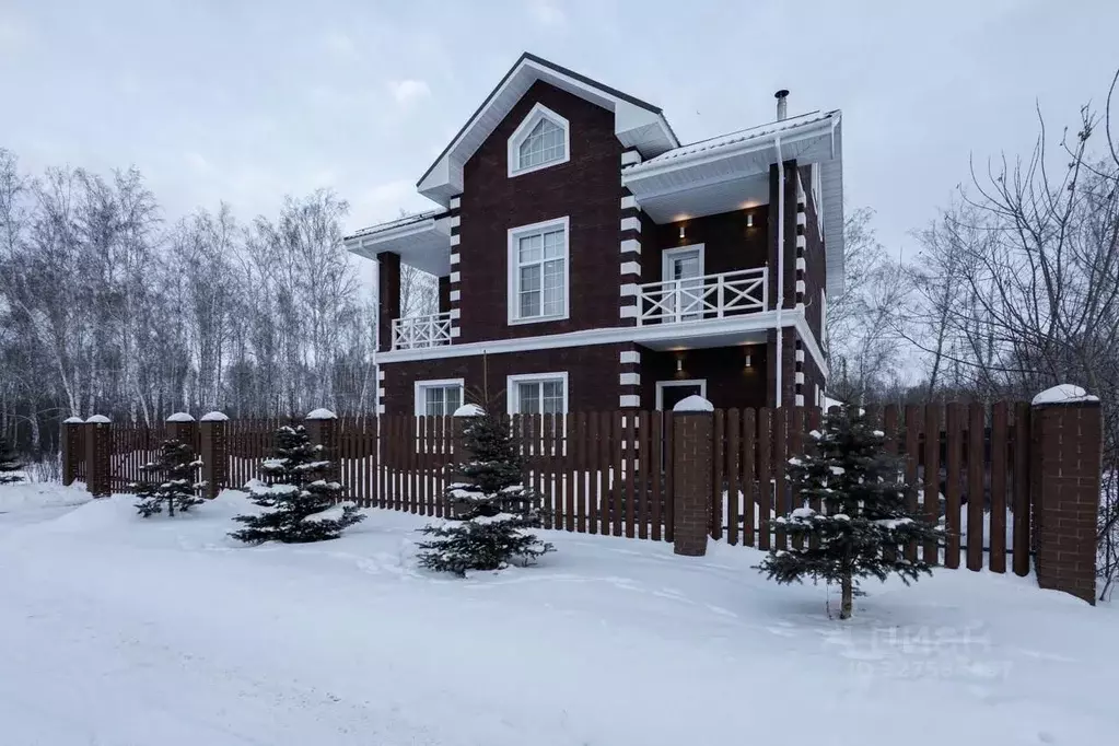 Коттедж в Омская область, Омский район муниципальный округ, Деревня ... - Фото 1