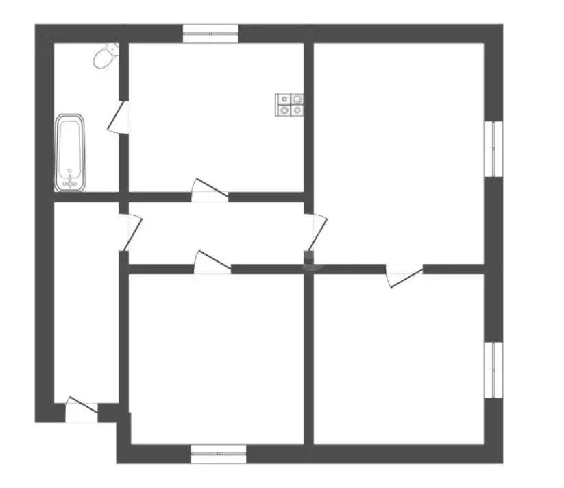 Дом в Борисоглебск, микрорайон Черёмушки, Солдатская улица (63 м) - Фото 1