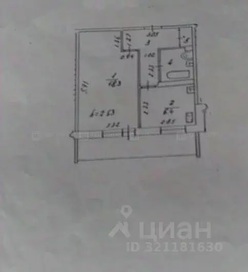 1-к кв. Татарстан, Казань ул. Маршала Чуйкова, 39 (35.1 м) - Фото 0