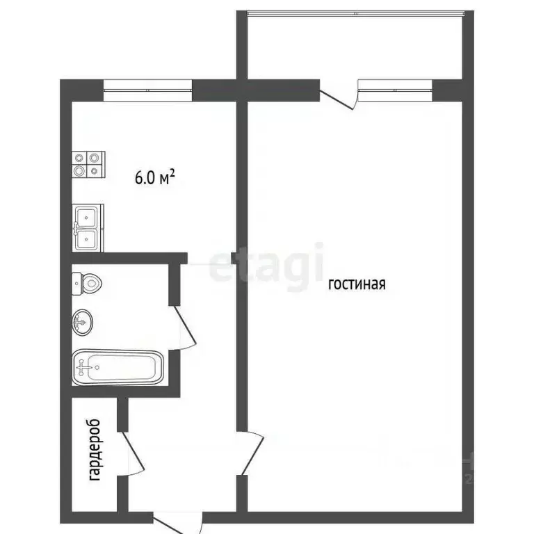 1-к кв. Ярославская область, Тутаевский муниципальный округ, ... - Фото 2