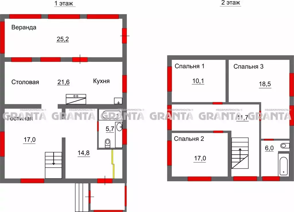 Дом в Красноярск, Рябиновая улица, 5 (119 м) - Фото 2