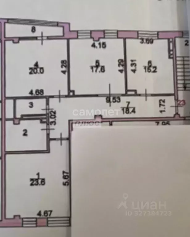 3-к кв. Курская область, Курск Тускарная ул., 18 (104.6 м) - Фото 1