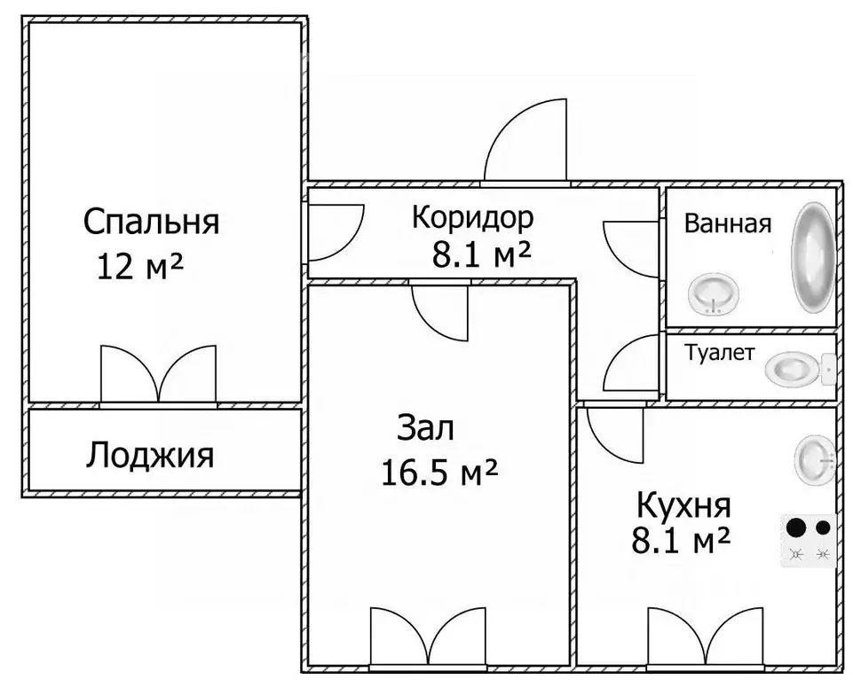 2-к кв. саратовская область, саратов ул. имени а.м. горького, 16/20 . - Фото 1