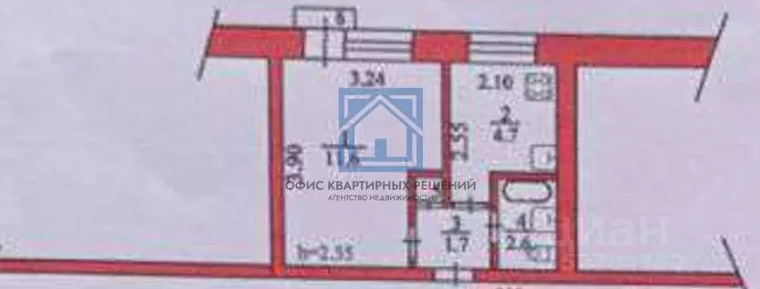 1-к кв. Пензенская область, Пенза Ульяновская ул., 23 (21.0 м) - Фото 2