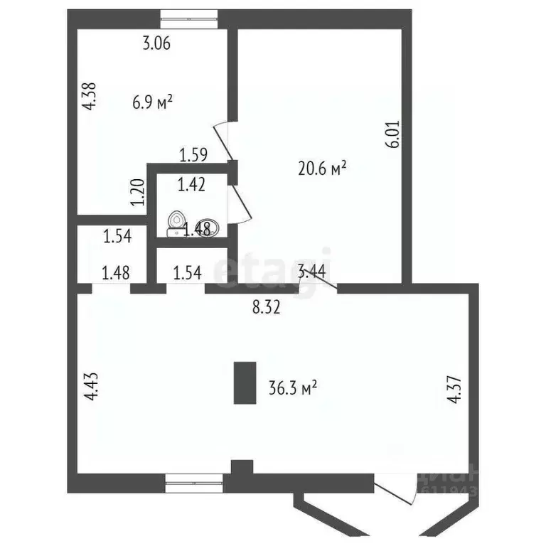 Торговая площадь в Мордовия, Саранск Ботевградская ул., 85 (74 м) - Фото 0