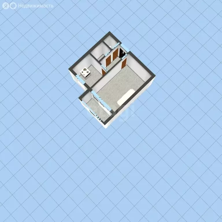 1-комнатная квартира: Губкин, улица Королёва, 16 (33.8 м) - Фото 2