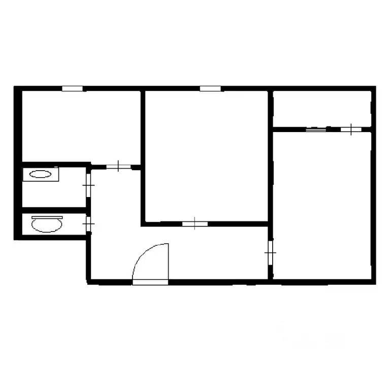 2-к кв. Санкт-Петербург ул. Черкасова, 11К1 (44.9 м) - Фото 1